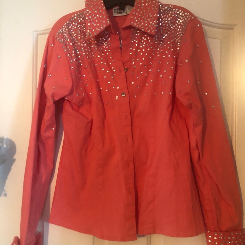 Rhinestone Show Blouse